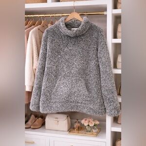 Koolaburra Charcoal Cowl Neck Sweater